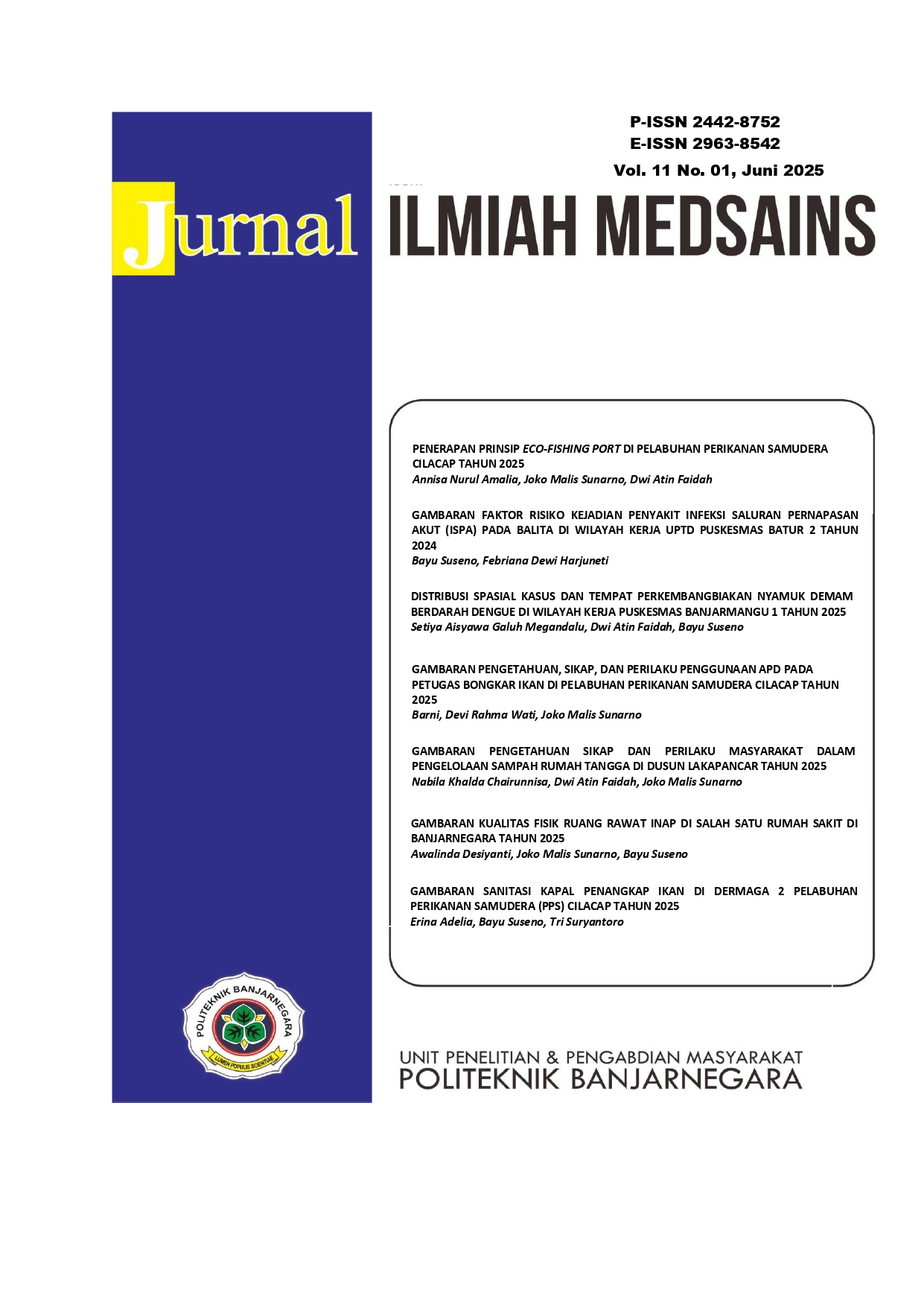 View Vol. 11 No. 01 (2025): Medsains Scientific Journal